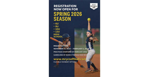 SPRING SOFTBALL REGISTRATION OPEN