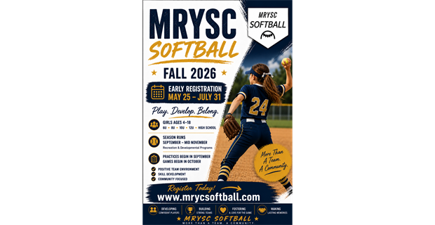 FALL EARLY REGISTRATION OPEN